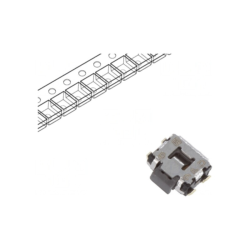 Microîntrerupător TACT SPST 2,2N 0,05A/12VDC SMT EVQP7 | Electronic-mag.ro | Componente Electronice