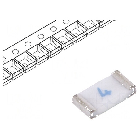Siguranţă ardere rapidă 4A 125VAC 63VDC SMD C1F - Componente electronice de calitate | Electronic-mag.ro | Componente Electronic