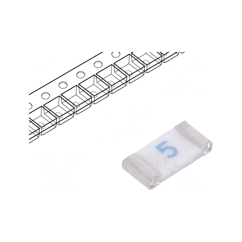 Siguranţă ardere rapidă SMD 5A 125VAC 63VDC C1F | Electronic-mag.ro | Componente Electronice