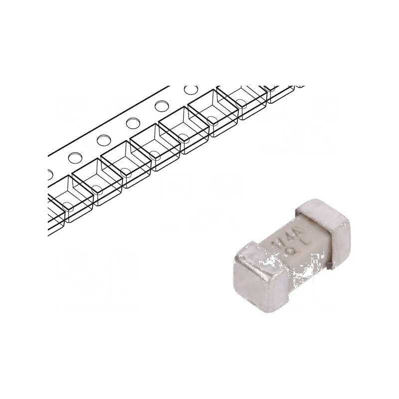 Siguranţă ardere rapidă SMD 250mA 125VAC 125VDC | Electronic-mag.ro | Componente Electronice