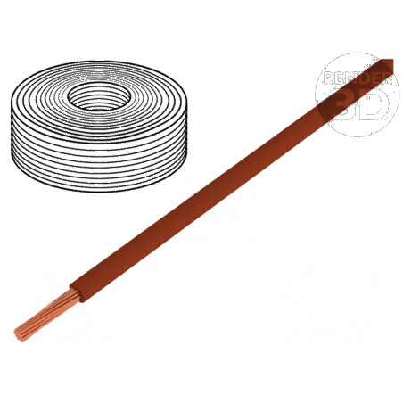 Cablu H05Z-K litat cu 0,5mm2 FRNC maro 300V/500V Clasa 5 - pentru instalații electrice | Electronic-mag.ro | Componente Electron