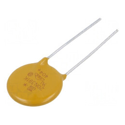 Varistor oxid de zinc THT 250VAC 320VDC 390V 6,5kA 240J 1W pentru protecția circuitelor electrice | Electronic-mag.ro | Componen