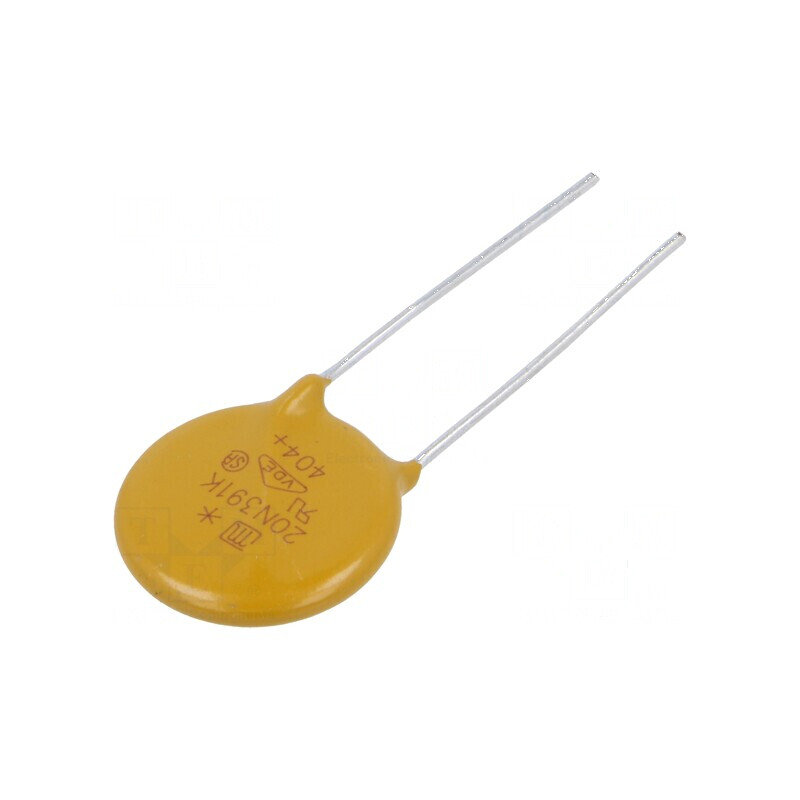 Varistor oxid de zinc THT 250VAC 320VDC 390V 6,5kA 240J 1W pentru protecția circuitelor electrice | Electronic-mag.ro | Componen