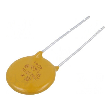 Varistor oxid de zinc THT 250VAC 320VDC 390V 6,5kA 240J 1W pentru protecția circuitelor electrice | Electronic-mag.ro | Componen