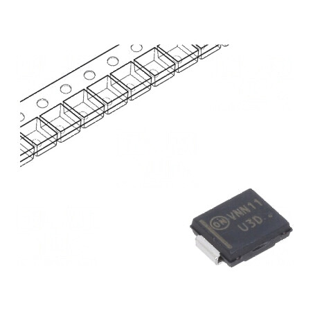 Diodă redresoare SMD 200V 3A 35ns 0,89V 100A | Electronic-mag.ro | Componente Electronice