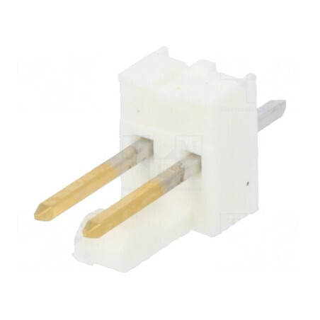 Conector cablu-placă soclu tată KK 254 2,54mm PIN 2 THT 4A | Electronic-mag.ro | Componente Electronice