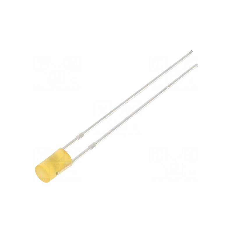 LED 3mm Portocalie 330mcd 140° Plat | Electronic-mag.ro | Componente Electronice