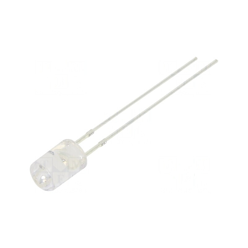 LED 5mm roșie 1000mcd 100° plat - CRLED | Electronic-mag.ro | Componente Electronice