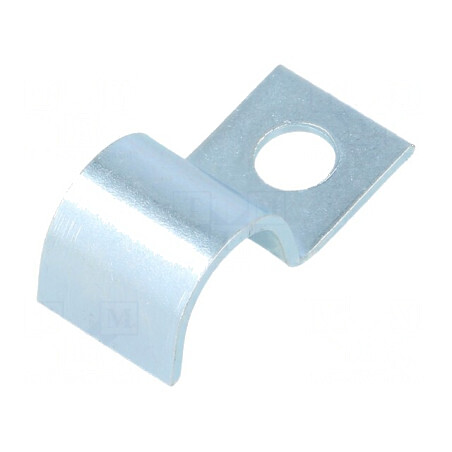 Clemă cu şurub Ø12mm, orificiu montare Ø6mm, lăţime 14mm | Electronic-mag.ro | Componente Electronice