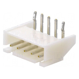 Conector cablu-placă soclu tată XH 2,5mm 5 PIN THT 250V 3A | Electronic-mag.ro | Componente Electronice