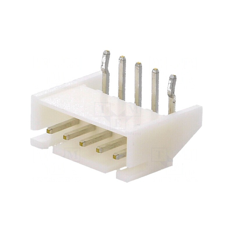 Conector cablu-placă soclu tată XH 2,5mm 5 PIN THT 250V 3A | Electronic-mag.ro | Componente Electronice