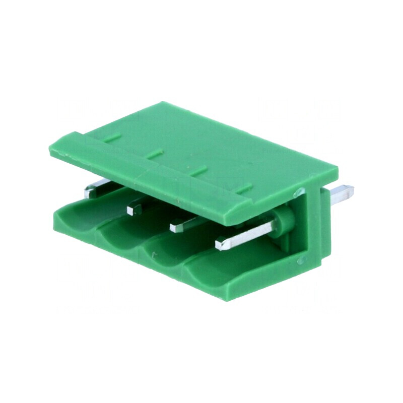 Regletă de conexiuni deconectabilă 5,08mm, 4 piste | Electronic-mag.ro | Componente Electronice