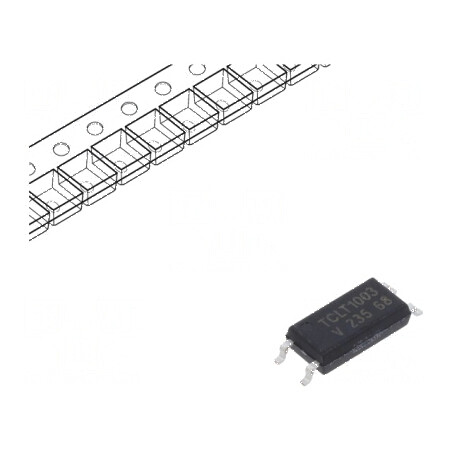 Optocuplor SMD 5kV 70V SOP4L | Electronic-mag.ro | Componente Electronice