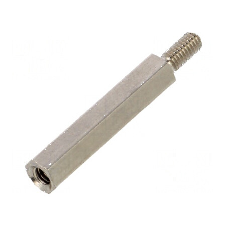 Piuliță distanțieră filetată 20mm M2.5 hexagonală | Electronic-mag.ro | Componente Electronice