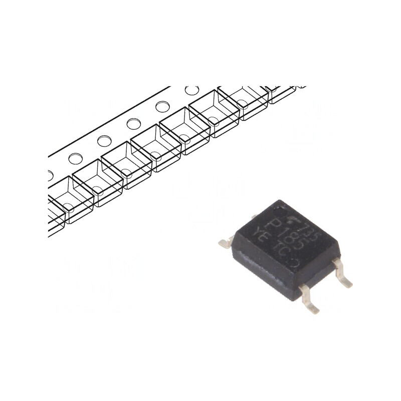 Optocuplor SMD 3,75kV 80V SO6 | Electronic-mag.ro | Componente Electronice