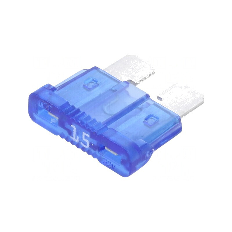 Siguranţă auto 15A 32VDC UNIVAL 19,1mm | Electronic-mag.ro | Componente Electronice