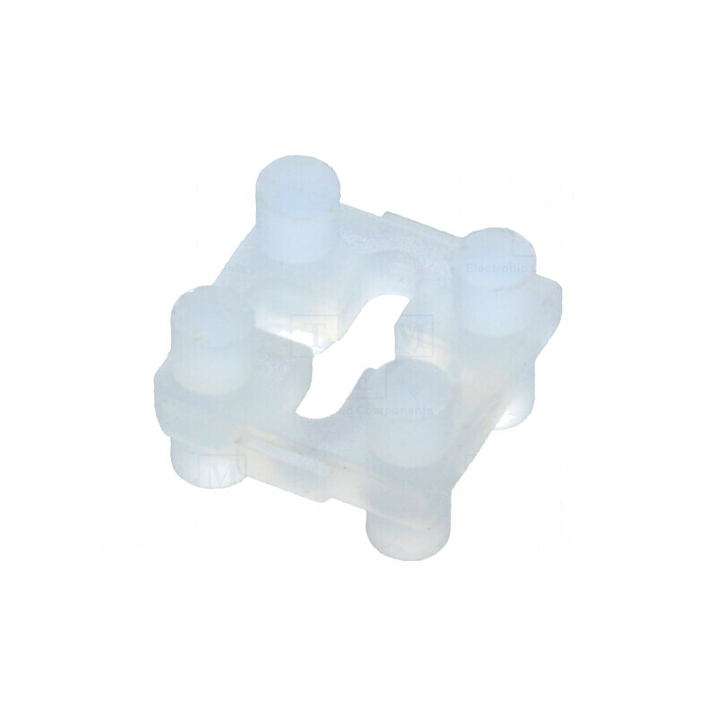 Bucșă de distanțare LED 3mm, 5mm - Lungime 3mm, Naturală, Grosime 1mm | Electronic-mag.ro | Componente Electronice