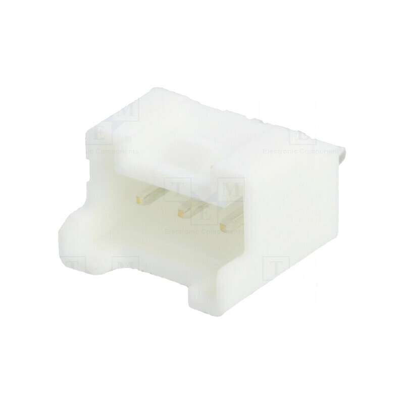Conector cablu-placă soclu tată PIN 3 PA Pas 2mm THT 3A | Electronic-mag.ro | Componente Electronice