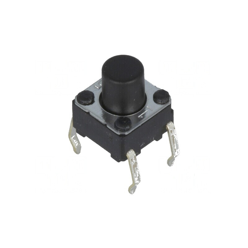 Microîntrerupător TACT SPST-NO 0,05A 24VDC THT | Electronic-mag.ro | Componente Electronice