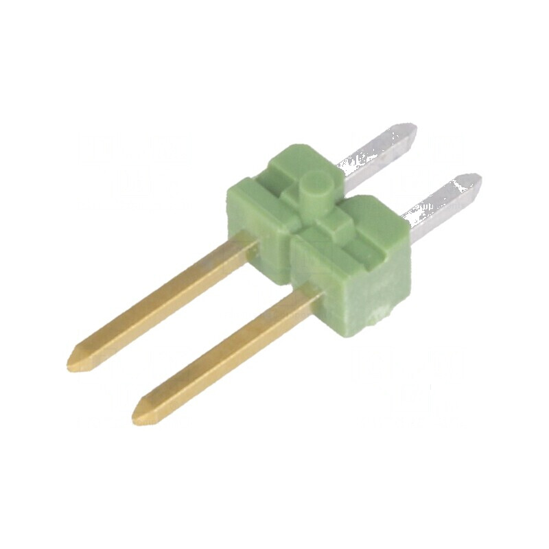 Conector şir pini AMPMODU MOD II tată PIN 2 THT | Electronic-mag.ro | Componente Electronice
