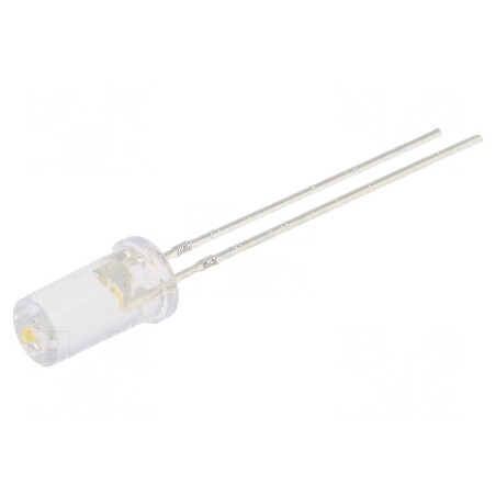 LED 5mm alb cald 1120÷1560mcd 100° plat | Electronic-mag.ro | Componente Electronice