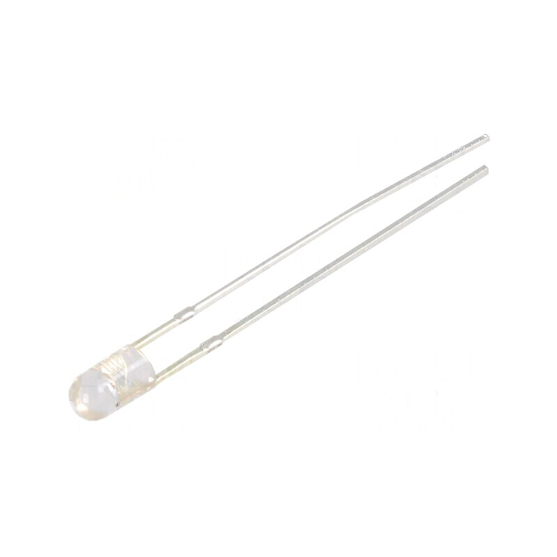 LED 3mm portocalie 2180-3000mcd 30° convex | Electronic-mag.ro | Componente Electronice