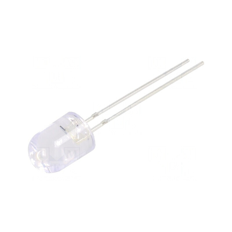 LED Alb 8mm 10000mcd 30° Convex | Electronic-mag.ro | Componente Electronice