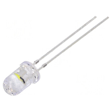 LED 5mm alb rece 7000-8400mcd 30° cu clipire | Electronic-mag.ro | Componente Electronice