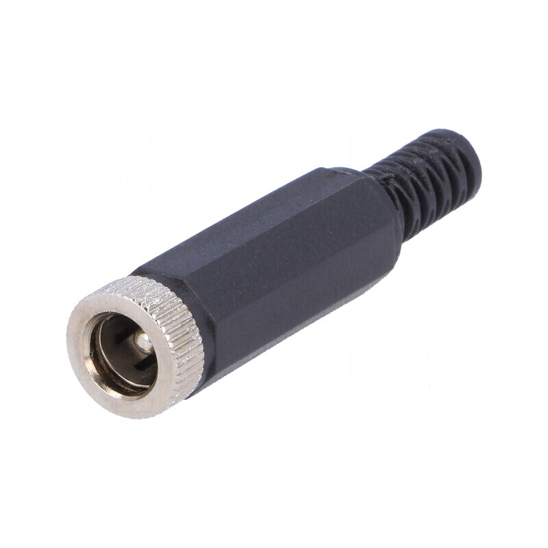 Conector alimentare DC 5,5/2,5mm drept mufă tată | Electronic-mag.ro | Componente Electronice