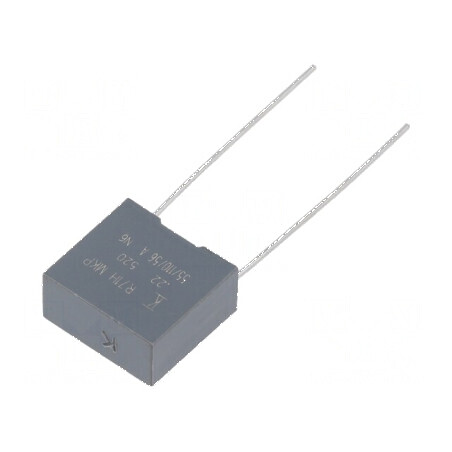 Condensator polipropilenă R71 220nF 13x12x6mm THT ±10% | Electronic-mag.ro | Componente Electronice