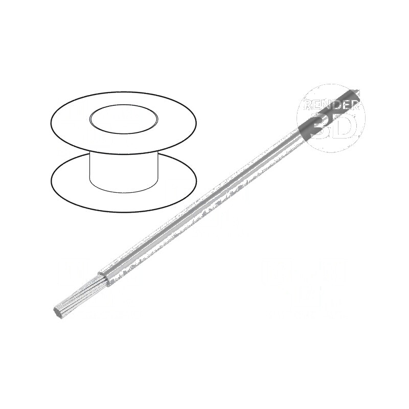 Cablu TLYc litat 0,22mm2 PVC gri 150V 500m | Electronic-mag.ro | Componente Electronice