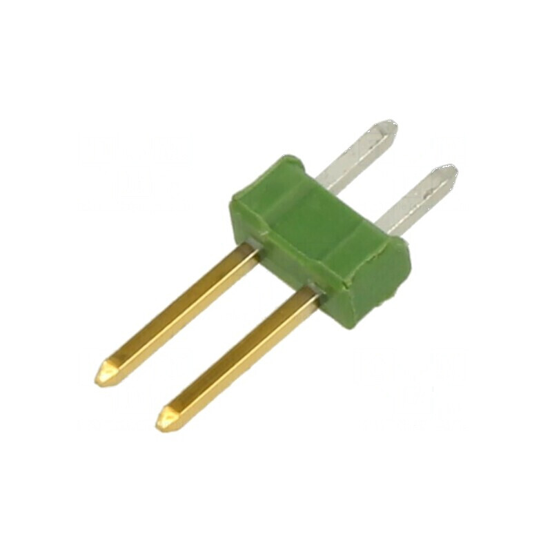 Conector AMPMODU MOD II tată, 2 pini THT | Electronic-mag.ro | Componente Electronice