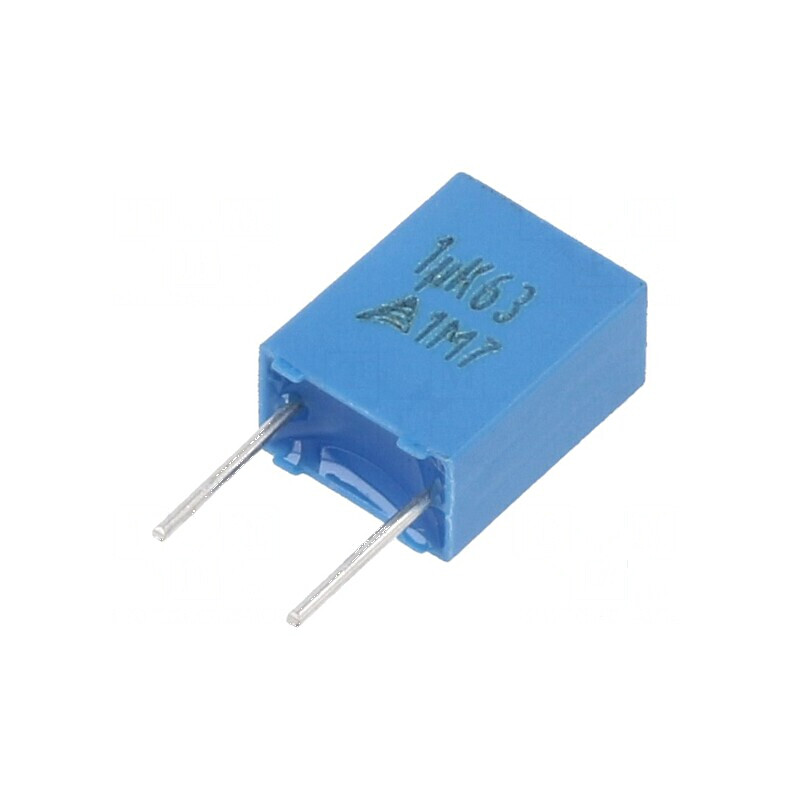Condensator poliester 1uF 40VAC 63VDC 5mm ±10% -55÷125°C | Electronic-mag.ro | Componente Electronice