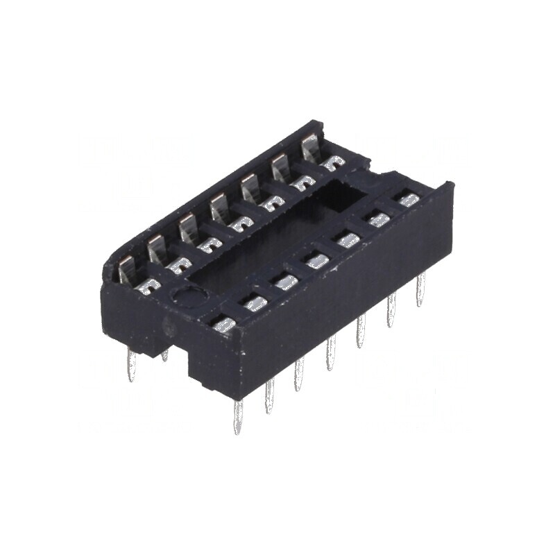 Soclu DIP14 7,62mm THT pentru circuite integrate, Raster 2,54mm | Electronic-mag.ro | Componente Electronice