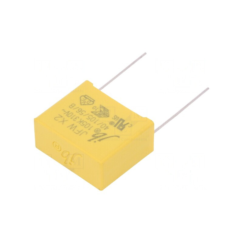 Condensator polipropilenă X2 1uF THT ±10% antiperturbaţii | Electronic-mag.ro | Componente Electronice