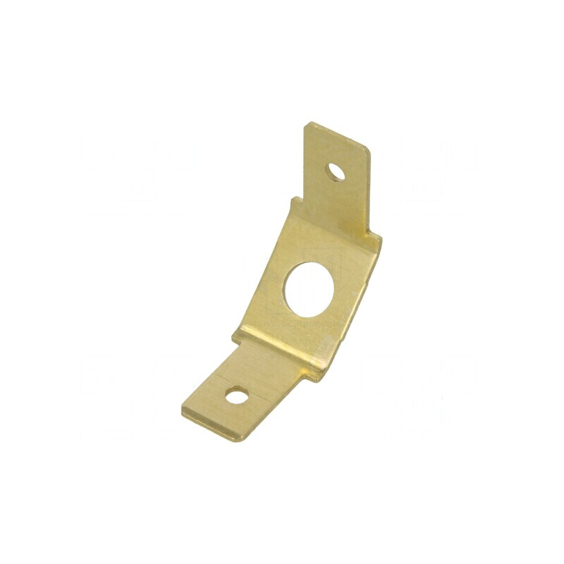 Terminal plat 4,8mm 0,5mm tată M2,5 alamă dublă înşurubare | Electronic-mag.ro | Componente Electronice