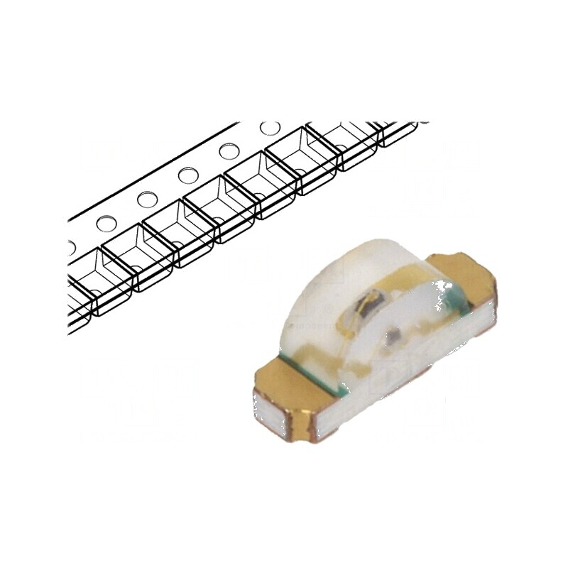 LED SMD 1204 Roșie 3,2x1,5mm 130° 20mA 639nm | Electronic-mag.ro | Componente Electronice