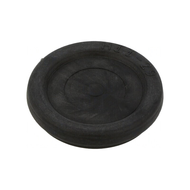 Manşon negru cu cap adâncit Ø37mm, temperatură -40÷100°C, IP54 | Electronic-mag.ro | Componente Electronice
