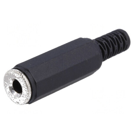 Conector Jack 3,5mm mufă mamă mono cu manșon drept | Electronic-mag.ro | Componente Electronice