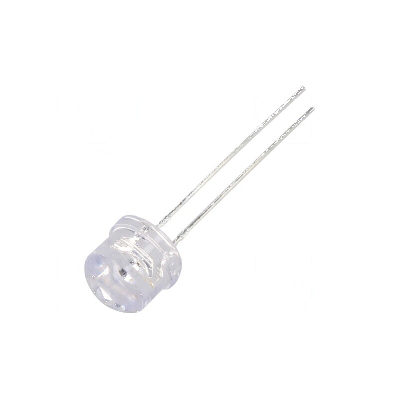 Emitator IR transparent 8mm 68-100mW 110° λp max 940nm THT | Electronic-mag.ro | Componente Electronice