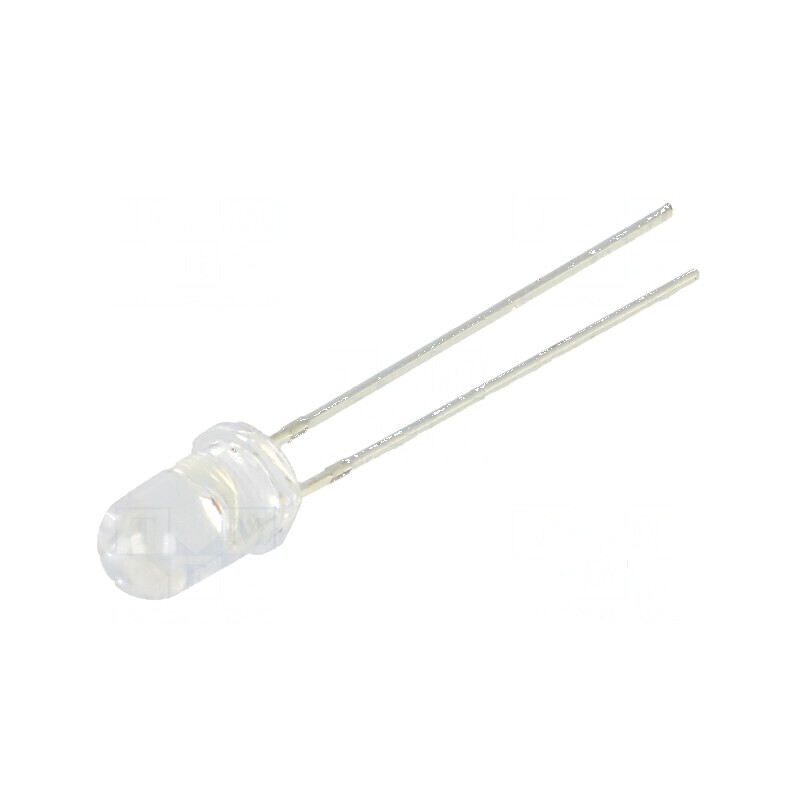 LED 5mm roșie 12000-14400mcd 15° convex | Electronic-mag.ro | Componente Electronice