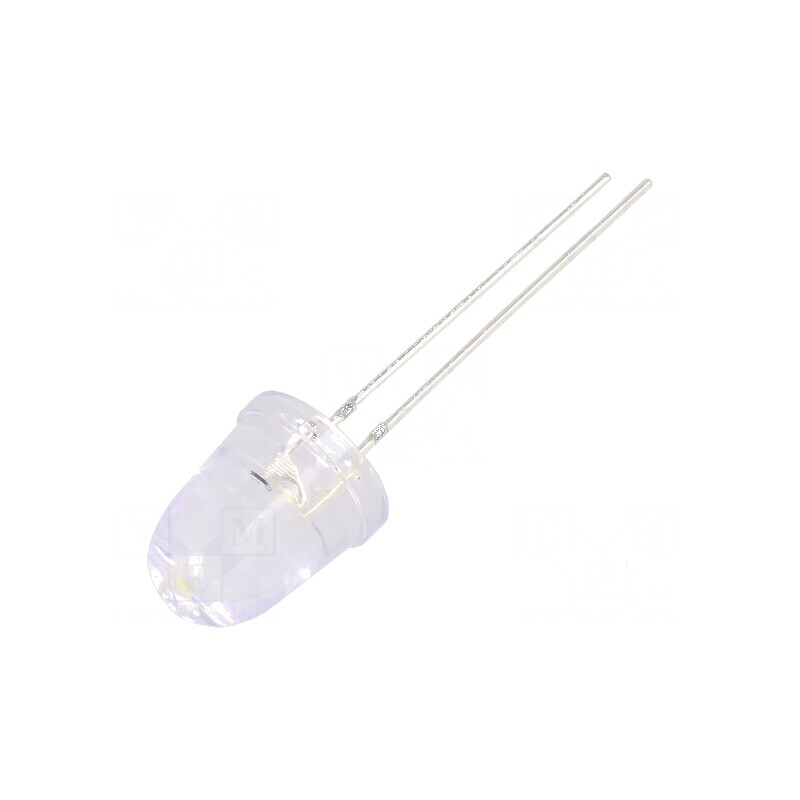 CRLED 10mm LED alb 60000mcd 8° convex cu termistor 2 | Electronic-mag.ro | Componente Electronice