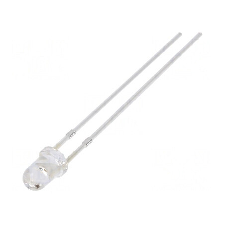 LED galben 3mm 2180mcd 30° convex nr. term 2 | Electronic-mag.ro | Componente Electronice