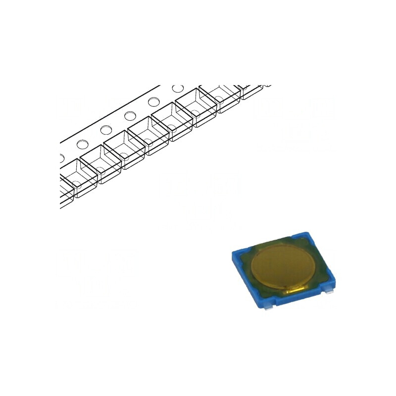Microîntrerupător TACT SPST-NO 0,05A/12VDC SMT 2,6N | Electronic-mag.ro | Componente Electronice