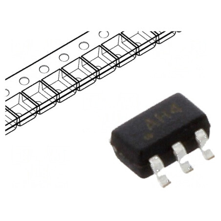 Diodă TVS 2A Cvadruplă Anod Comun SOT25 ESD | Electronic-mag.ro | Componente Electronice