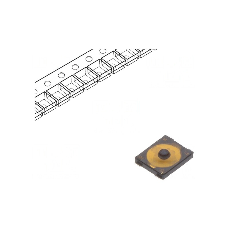Microîntrerupător TACT SPST 0,02A/15VDC SMT Poz: 2 | Electronic-mag.ro | Componente Electronice