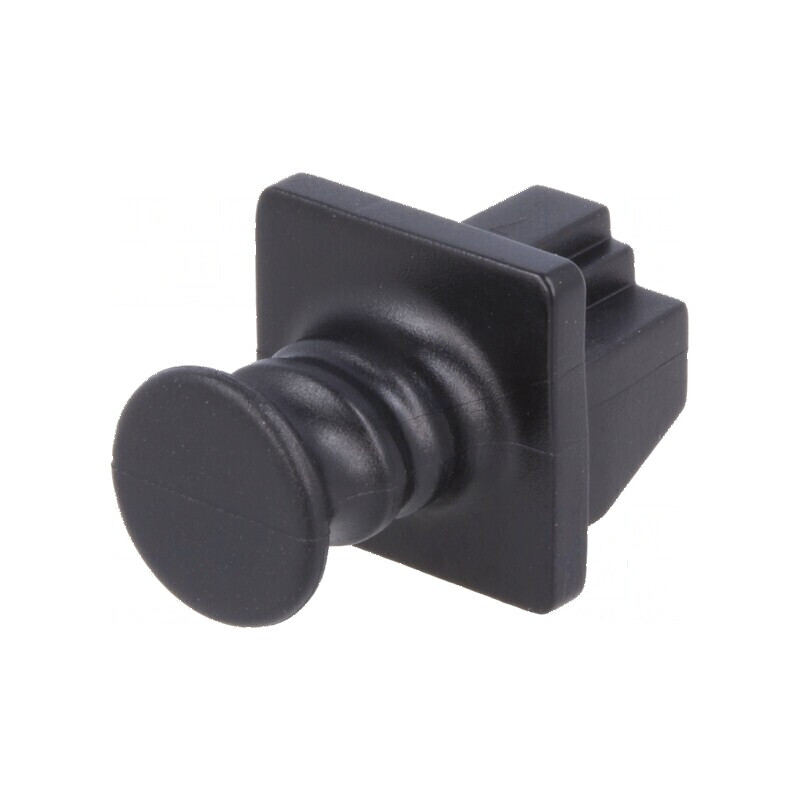 Capac de protecţie negru cu împingere | Electronic-mag.ro | Componente Electronice