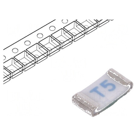 Siguranţă întârziere 5A 63VAC 63VDC SMD ceramică | Electronic-mag.ro | Componente Electronice