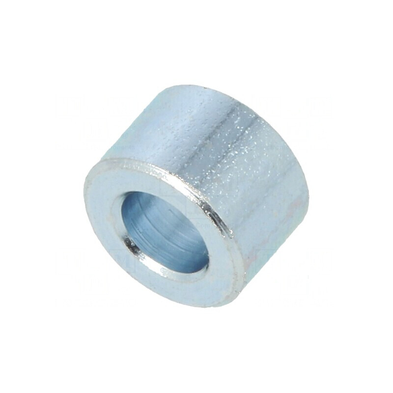 Manşon distanţier cilindric 4mm oţel zincat, Diametru exterior 6mm | Electronic-mag.ro | Componente Electronice