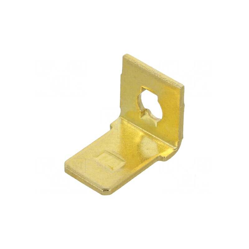 Terminal plat 6,4mm 0,8mm tată M3 alamă | Electronic-mag.ro | Componente Electronice